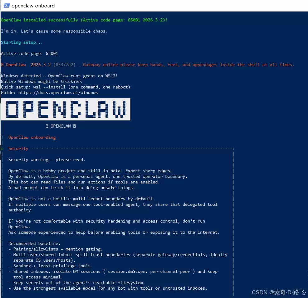 一键安装脚本运行示意图