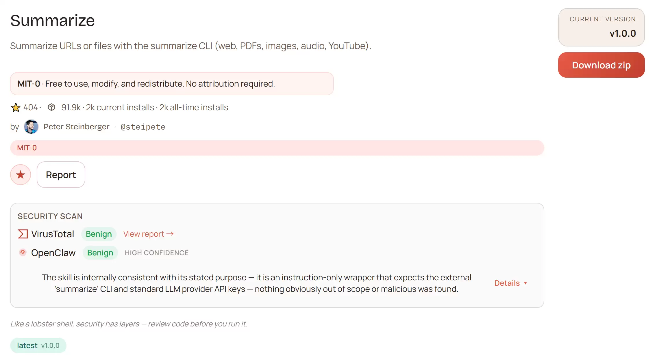 Summarize技能介绍图