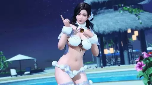 《维纳斯璀璨假期：死或生Xtreme》小百合生日活动开启 性感礼服露出东西半球