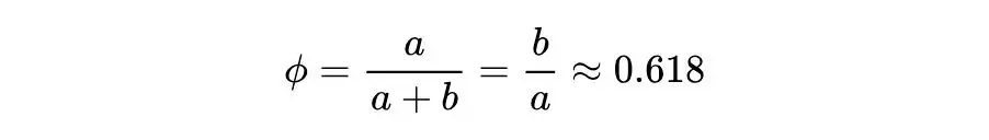 黄金分割率数学公式