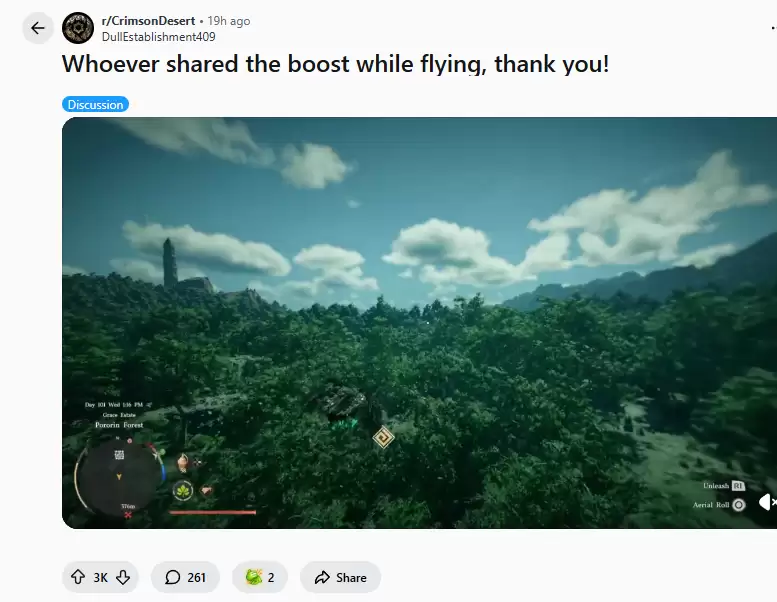 《红色沙漠》惊现极速滑翔技巧！玩家恳请开发商别修Bug