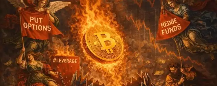 比特币闪崩原因深度分析 期权ETF对冲基金抛售