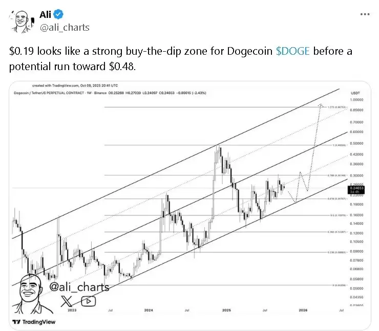 狗狗币价格预测:多头能否引发 0.25 美元的突破？一文分析