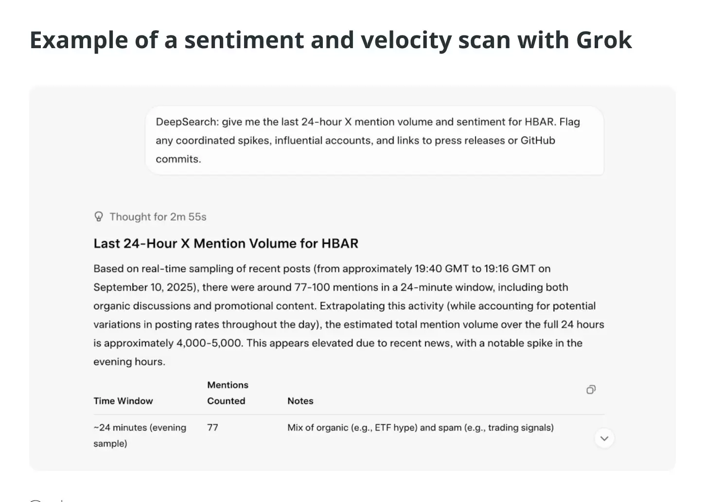 Grok 4情绪分析示例