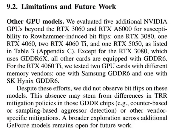 显卡安全警报！经典攻击拿捏N卡：RTX 3060/A6000等已沦陷