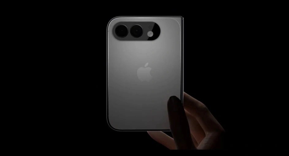 苹果折叠 iPhone Fold 渲染图再曝：后摄缩小凸起，整体更精致