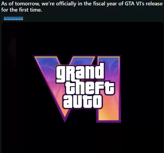GTA6正式进入2026财年发售周期，2026年11月19日上市临近