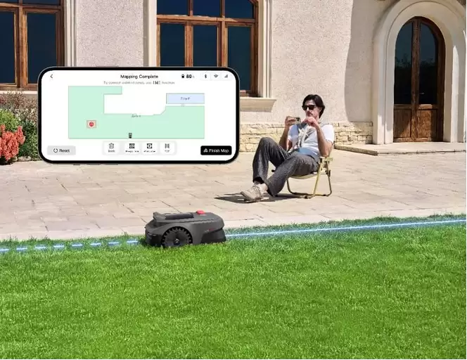 割草机进入自主决策时代 MOVA将无人驾驶级AI视觉感知搬进庭院