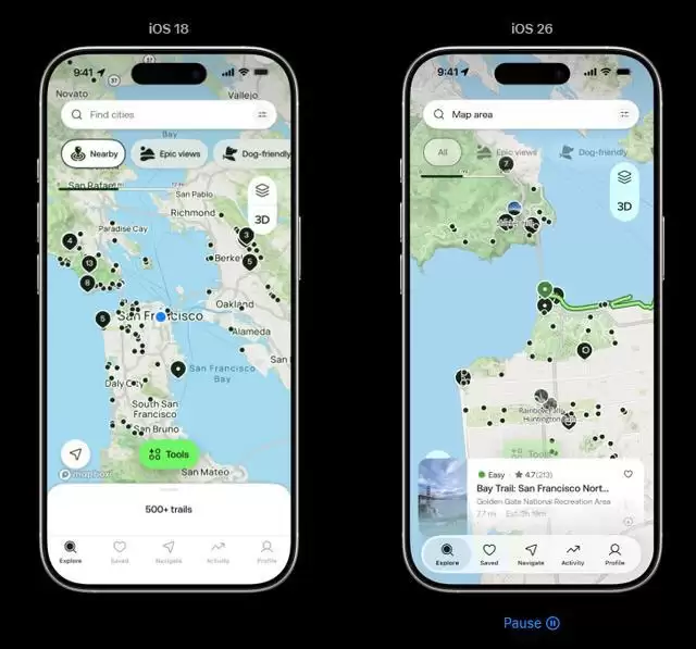 苹果iOS 26液态玻璃设计展示库更新，展示第三方应用适配效果