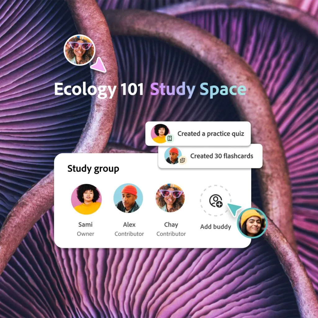 7*24 小时 AI 助教上线：Adobe 推出免费学习平台 Acrobat Student Spaces