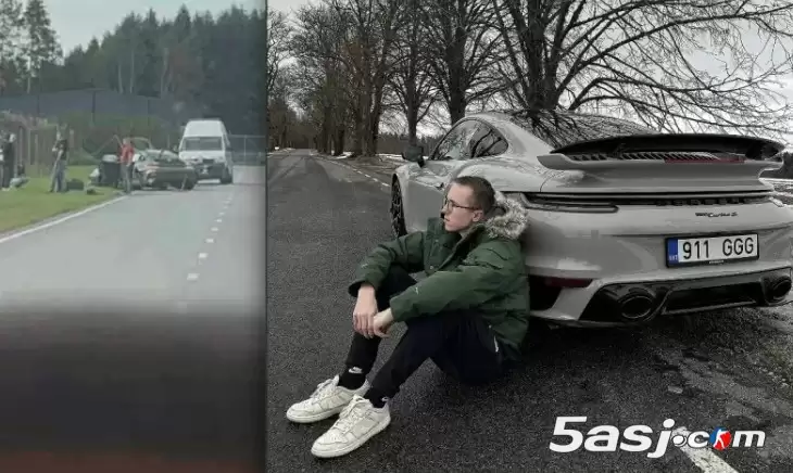 CS2明星选手ropz赛道惊魂!严重撞车后报平安: CS2明星选手ropz赛道惊魂!严重撞车后报平安: