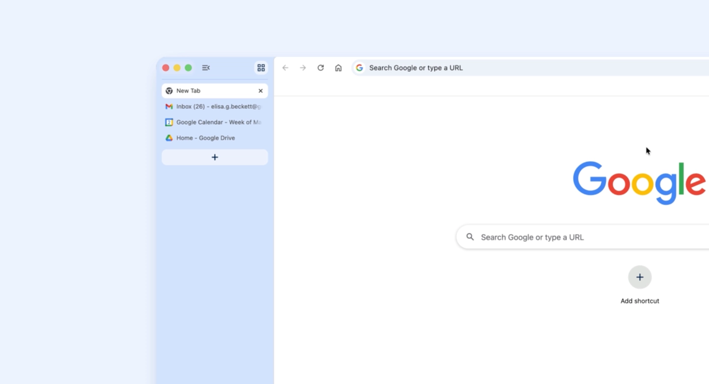 谷歌桌面版 Chrome 浏览器推送更新：新增垂直标签页与增强阅读模式