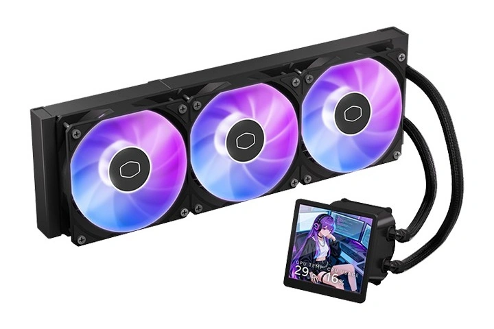 480p 方屏:酷冷至尊推出 MasterLiquid Core LCD 360 4-inch 水冷