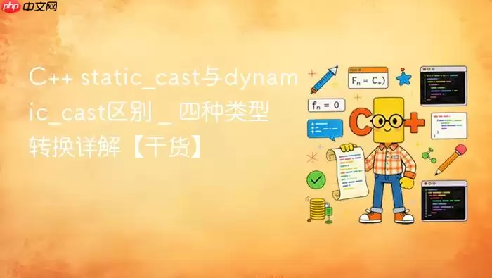 C++ static_cast与dynamic_cast区别 _ 四种类型转换详解【干货】
