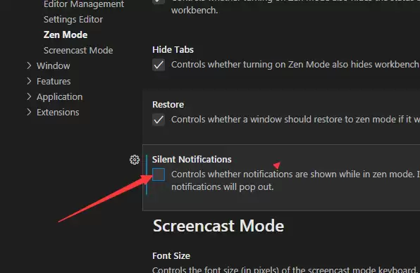 Visual Studio Code无声通知怎么设置