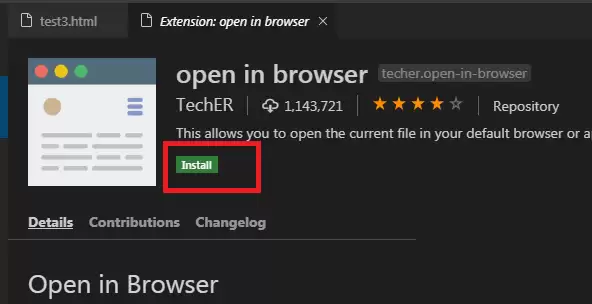 vsCode怎么调用外部浏览器查看效果