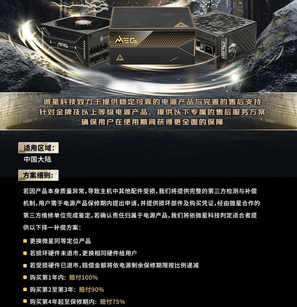 微星推出多款电源新品:全系搭载 GPU Safeguard 技术,为高功耗显卡护航