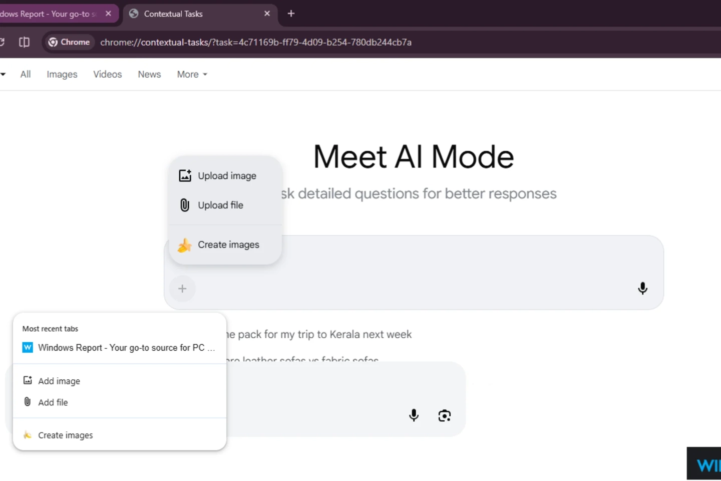 谷歌 Chrome 浏览器测试全新 AI 模式:原生标签页运行