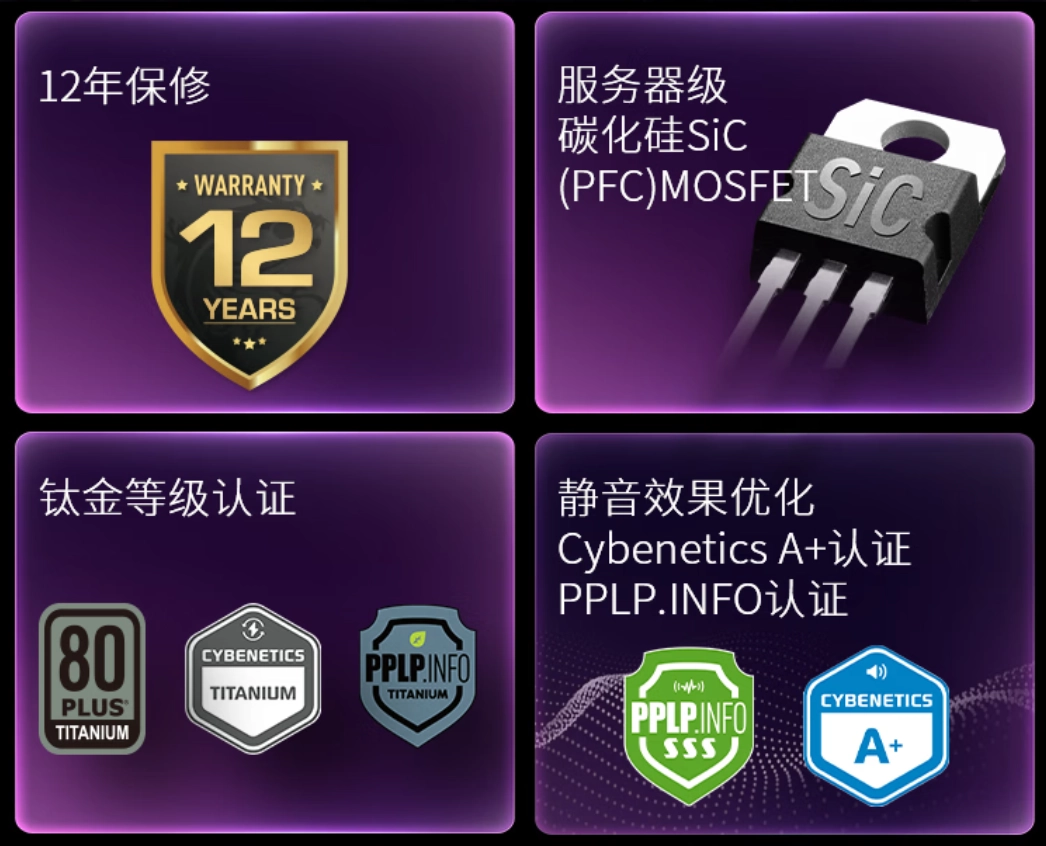 微星推出多款电源新品:全系搭载 GPU Safeguard 技术,为高功耗显卡护航