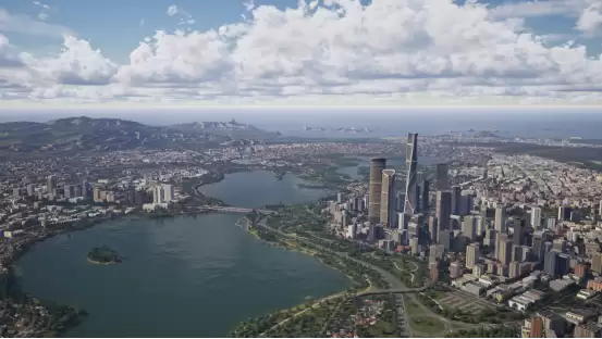 中国团队打造UE5城建游戏《城市蓝图》