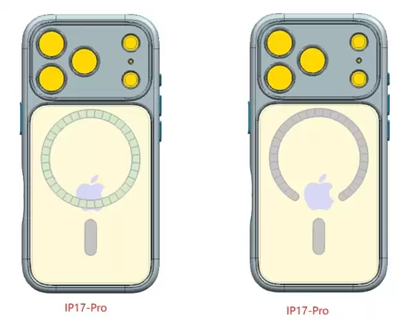 曝iPhone 17 Pro Logo下移：MagSafe要重新调整