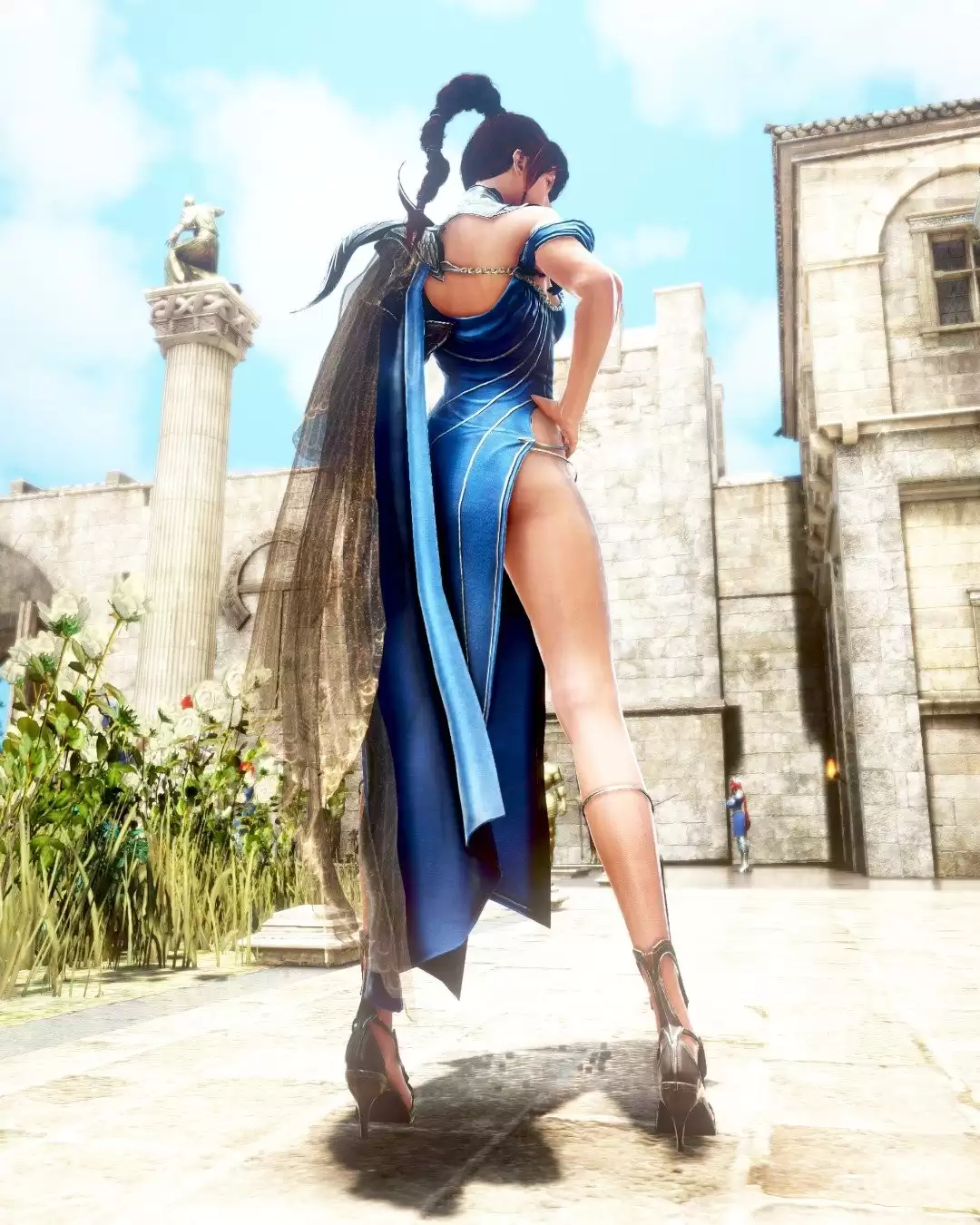 还是这个劲！ 《黑色沙漠》碧空高叉新服装展示性感美腿