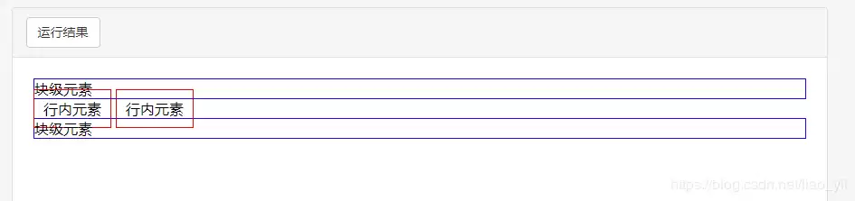 HTML行内元素与块级元素有哪些及区别详解