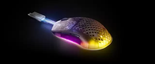 赛睿推出Aerox 3 Wireless Gen 2鼠标：三区RGB，挖孔68g