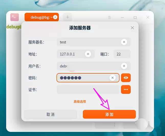 deepin20终端远程管理服务器的方法