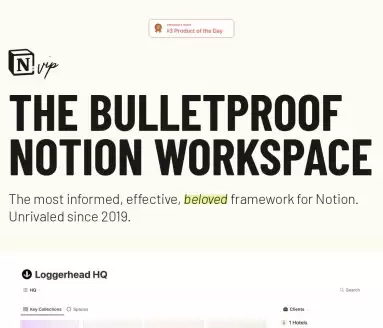 The Bulletproof Notion Workspace