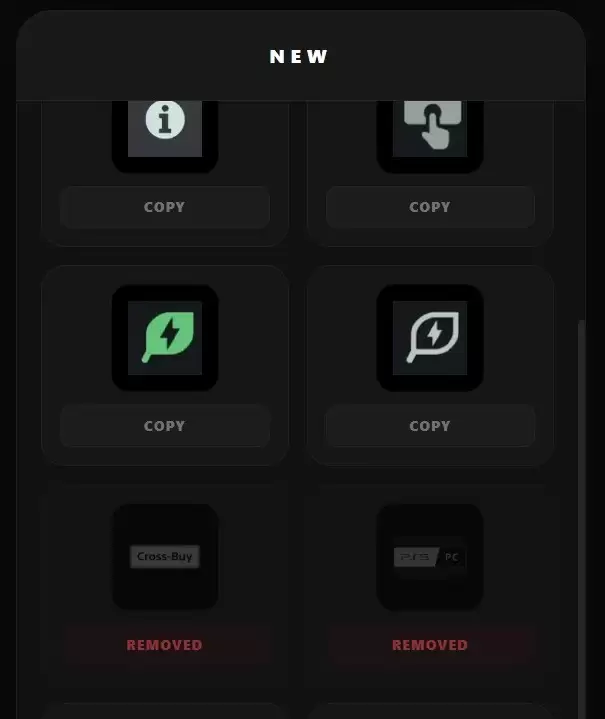 索尼在系统里筹备的“PS5/PC”等图标已被悄然移除