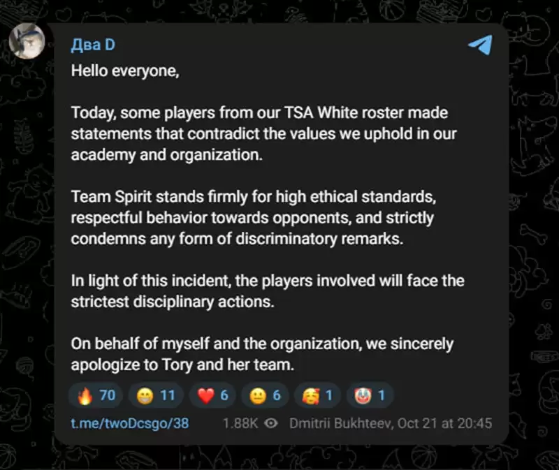 电竞圈性别歧视风波:Spirit青训队员训练赛侮辱女选手,俱乐部道歉引发行业反思 电竞圈性别歧视风波:Spirit青训队员训练赛侮辱女选手,俱乐部道歉引发行业反思