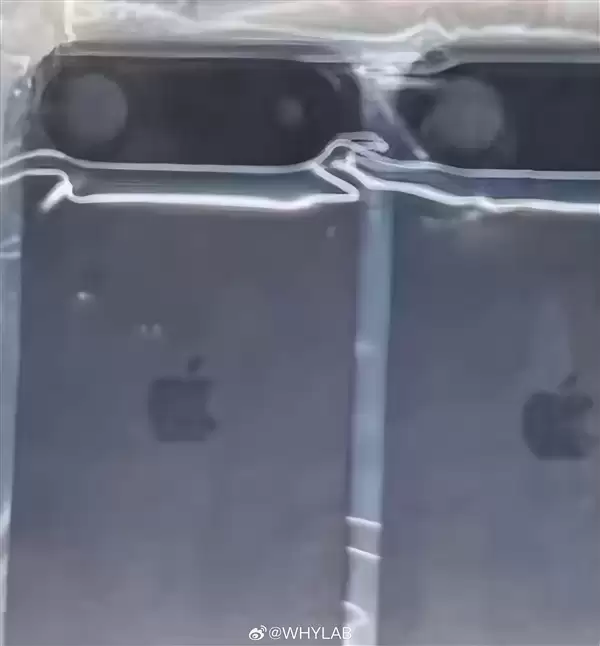六年首次设计大换代!iPhone 17系列背板实拍图曝光:横向后摄