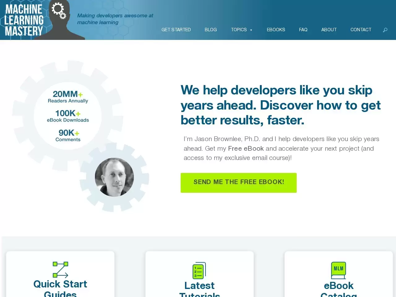 machinelearningmastery-Machine Learning Mastery 是一个机器学习教育网站