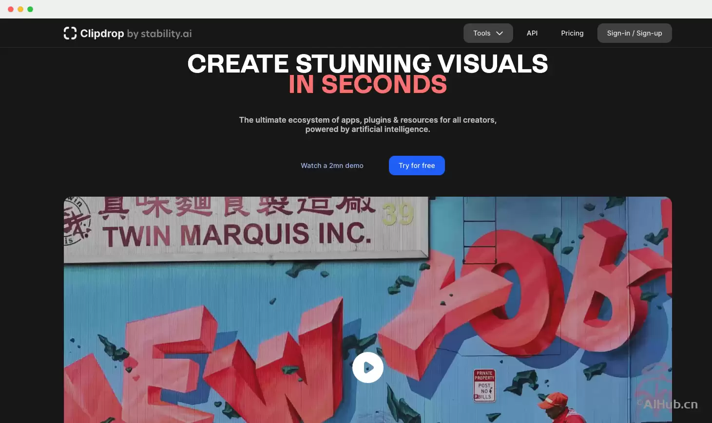 ClipDrop官网-Stability AI 旗下AI设计编辑工具平台