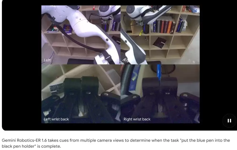 机器人多视角协同完成任务示意图