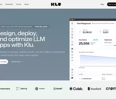 Klu AI LLM Apps