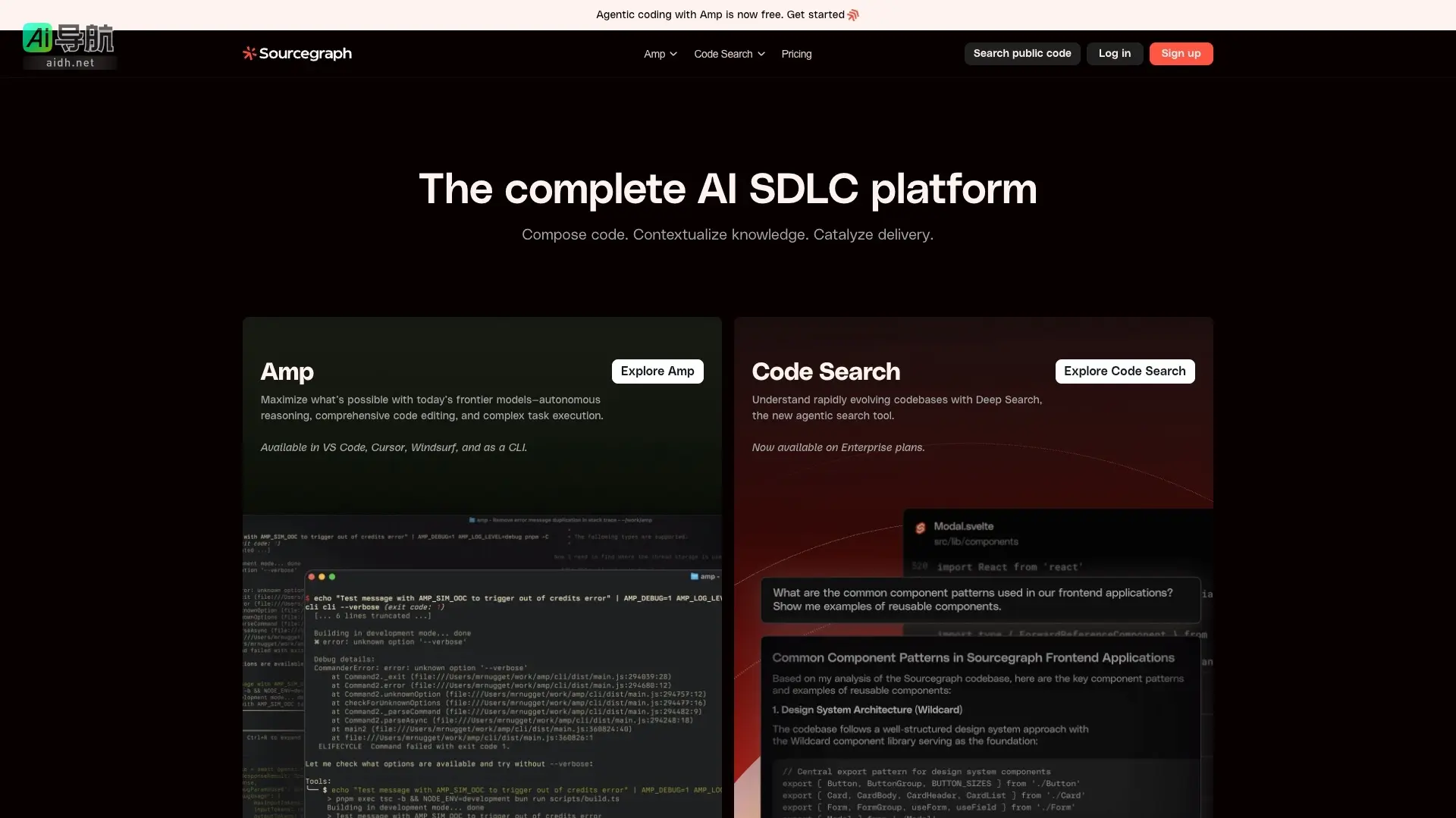 Sourcegraph 提供全面的代码搜索与协作工具，提升软件开发效率