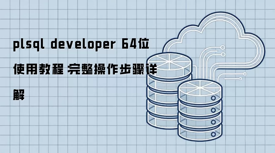 plsql developer 64位 使用教程：完整操作步骤详解