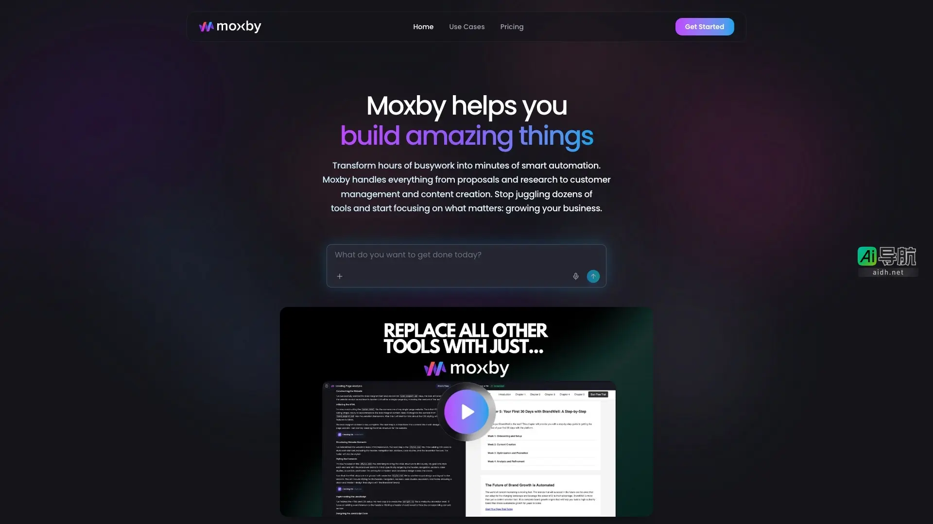 Moxby 通过智能自动化简化业务流程，助力企业高效成长