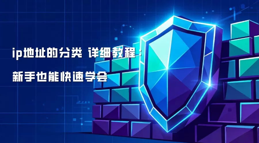 ip地址的分类 详细教程：新手也能快速学会