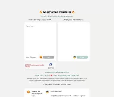 Angry Email Translator