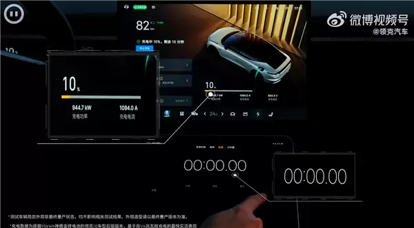 超越比亚迪闪充 吉利900V神盾金砖电池实测8分42秒充至97%
