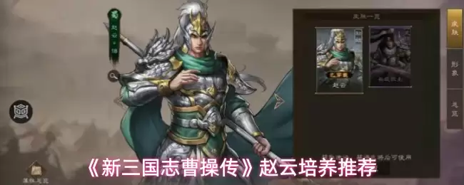 《新三国志曹操传》赵云培养推荐