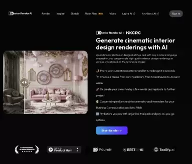 Interior Render AI
