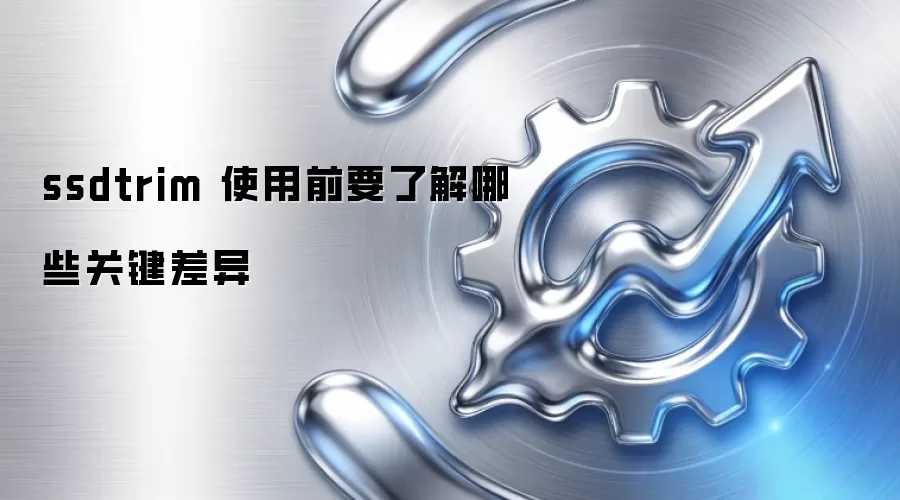ssdtrim 使用前要了解哪些关键差异