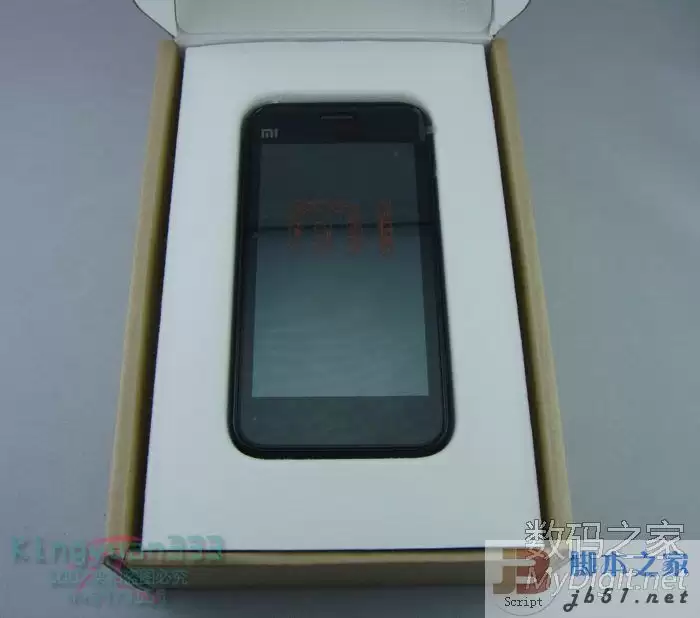 小米手机收货后开箱实拍图 解解馋吧