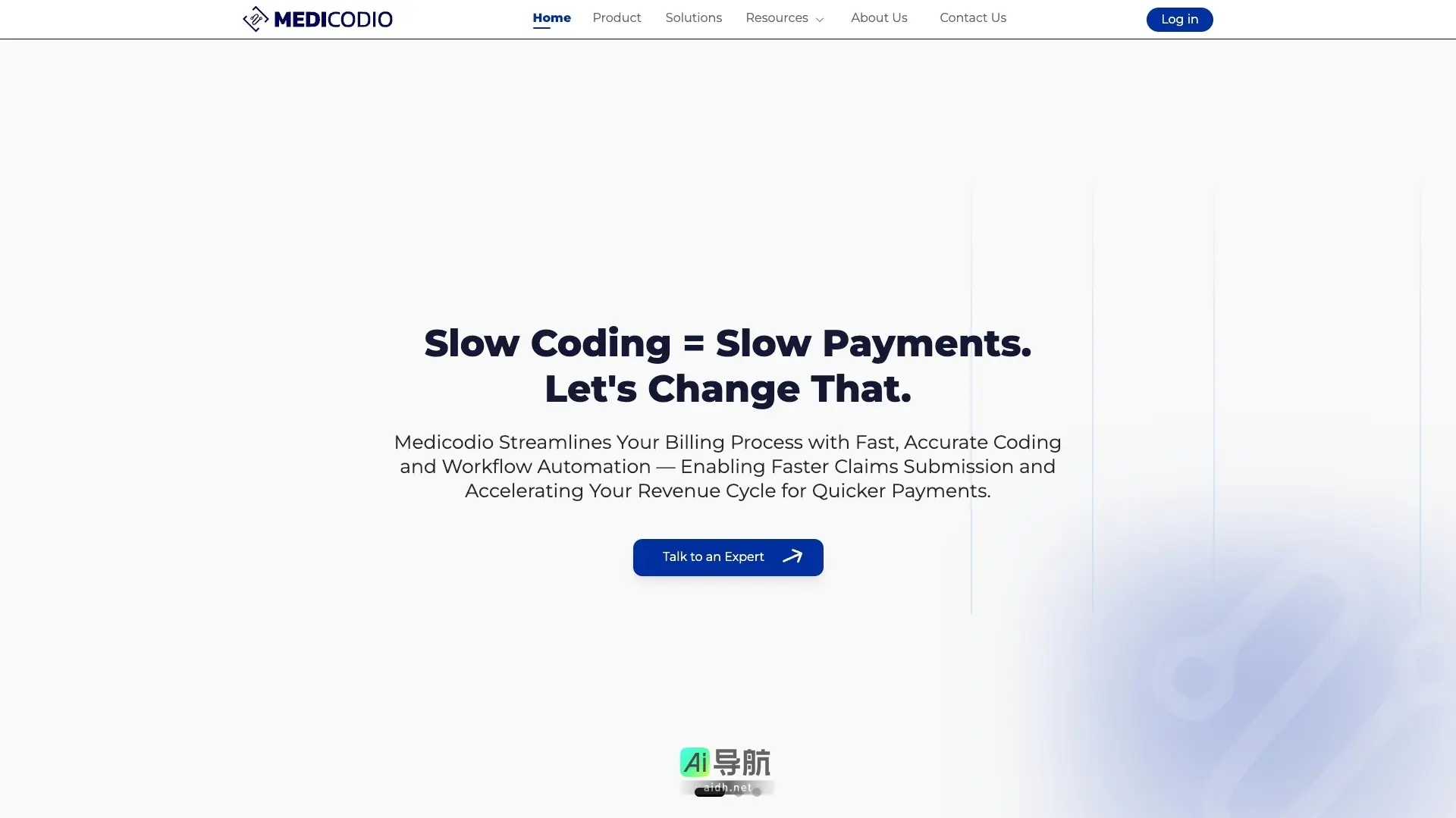 Medicodio 通过AI技术和专业编码人员，提升医疗编码效率与准确性，加速收入循环