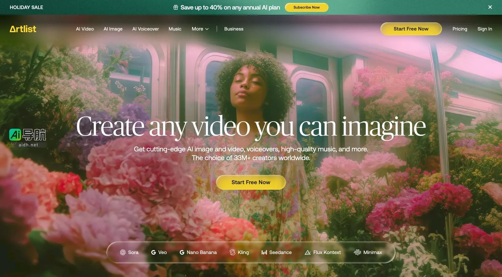 artlist.io Artlist.io为创作者提供高质量的AI工具和创意资产，助力视频创作与品牌发展