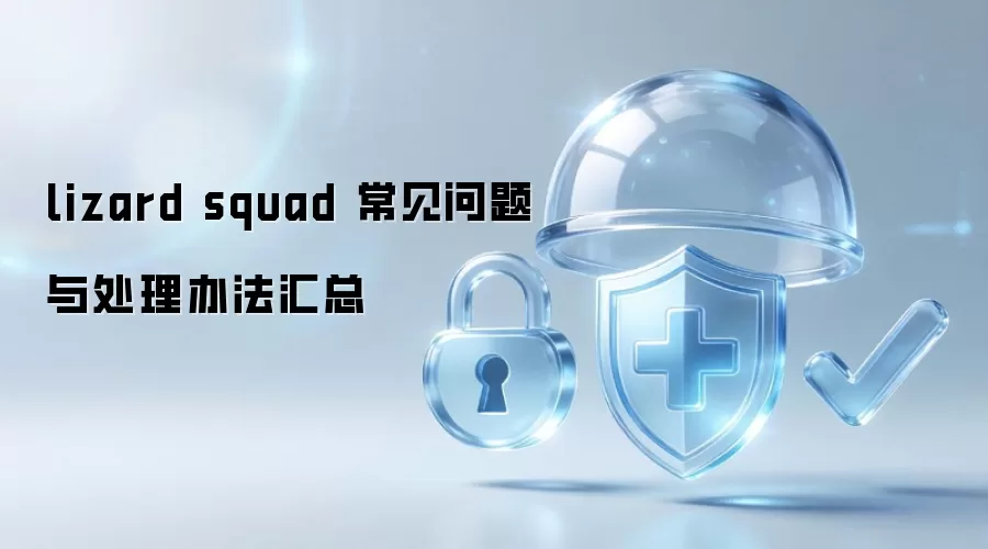 lizard squad 常见问题与处理办法汇总
